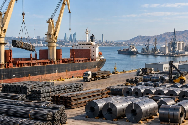 Steel Shipping Caspian Sea: Iranian Ports to Baku and Turkmenbashi